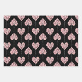 ガールボス春パターン ラッピングペーパーシート (正面)