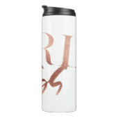 ガールボス |バラ金ゴールドブラック文字 | タンブラー (回転右)