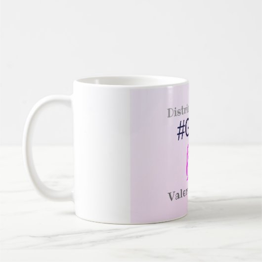 ガールボス パーソナライズされた コーヒーマグカップ (左)