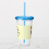 ガールボス |ブロンドのレディーグラス |黄色 アクリルタンブラー (右)