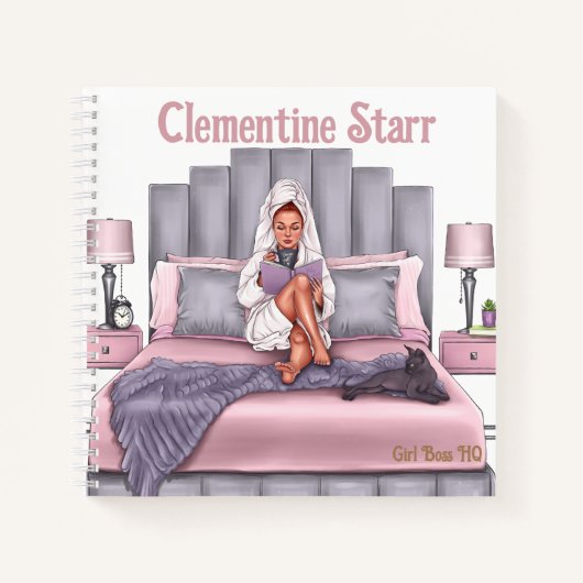 ガールボスHQ モーニングプランノートブック ノートブック (正面)