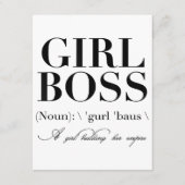 ガールボスTシャツガールボス エンクロージャーカード (正面)