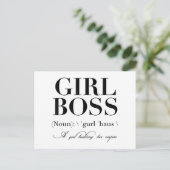 ガールボスTシャツ, ガールボス シーズンポストカード (スタンド正面)