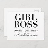 ガールボスTシャツ, ガールボス シーズンポストカード (正面/裏面)