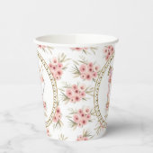 ガールボホキツネベビーシャワー紙カップ 紙コップ (左)