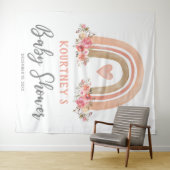 ガールボホレインボーベビーシャワータペストリー タペストリー (インサイチュ(横))