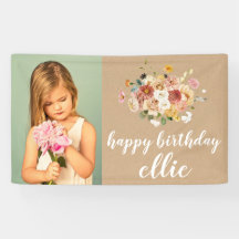 ガールボーイ誕生日ウォールデコレーションカスタムメイド