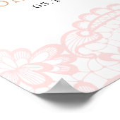 ガールボーホパンパスファースト聖体拝領サイン ポスター (角)