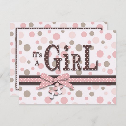 ガールポストカード 案内ポストカード (正面/裏面)