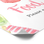 ガールポップシクルベビーシャワーフード ポスター (角)