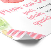 ガールポプシクルベビーシャワーマママオサバー ポスター (角)