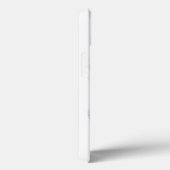 ガールポートレート鉛筆スケッチアートブルー Case-Mate iPhoneケース (裏面 / 右)