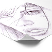 ガールポートレート ポスター (角)