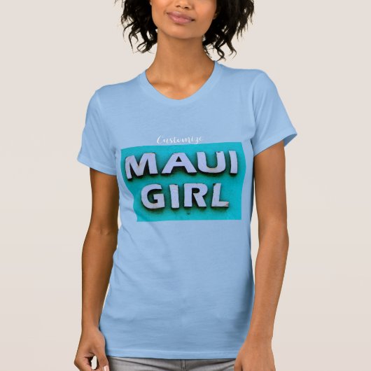 ガールマウイサンダー_コーブ Tシャツ (正面)
