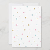 ガールマジカルデイプリンセスキャッスル誕生日 招待状 (裏面)