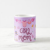 ガールママカスタムデザインフルラップコーヒーマグ コーヒーマグカップ (中央)