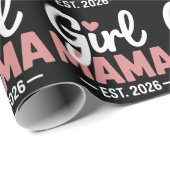 ガールママ 2026年 妊娠発表 新しいママに  ラッピングペーパー (ロールコーナー)