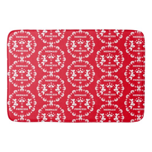 ガールマーメイドプリンセス バスマット (正面)