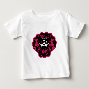 ガールマーメイドプリンセス ベビーTシャツ