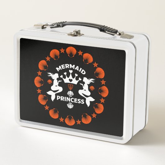 ガールマーメイドプリンセス メタルランチボックス (正面)