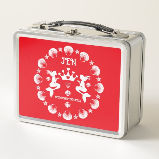 ガールマーメイドプリンセス メタルランチボックス (正面)
