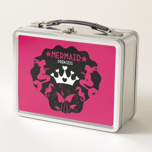 ガールマーメイドプリンセス メタルランチボックス (正面)