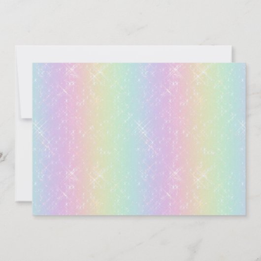 ガールムービーチケット誕生日パーティー 招待状 (裏面)