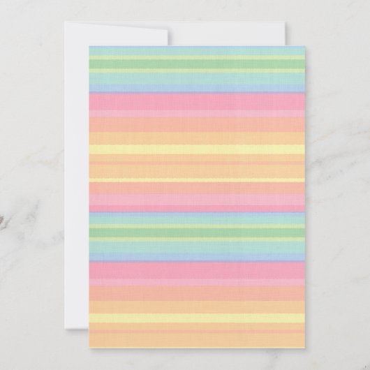 ガールメキシカンバースデーパーティーFiesta, No Siesta 招待状 (裏面)