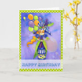 ガールモダン用シック誕生日カード カード (黄色い花)