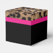 ガールモンキーサファリシック誕生日パーティベビーシャワー フェイバーボックス (裏面サイド)