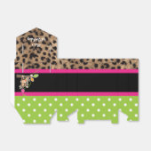 ガールモンキーサファリシック誕生日パーティーお気に入りボックス フェイバーボックス (折り畳みなし)