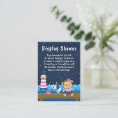 ガールモンキーピンク航海のとネイビーディスプレイシャワー エンクロージャーカード (スタンド正面)