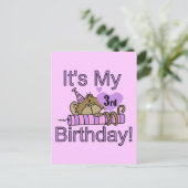 ガールモンキー3rd誕生日Tシャツとギフト ポストカード (スタンド正面)