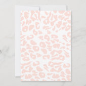 ガールヤングワイルドアンドスリーサファリアニマルズ誕生日 招待状 (裏面)