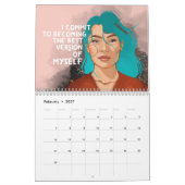 ガールユーグロー2021 カレンダー (2月 2027)