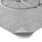 ガールライディング三輪車， 1917.ヴィンテージ写真 ポスター (角)