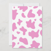 ガールラウンドファーストロデオ1stパーティー誕生日 招待状 (裏面)