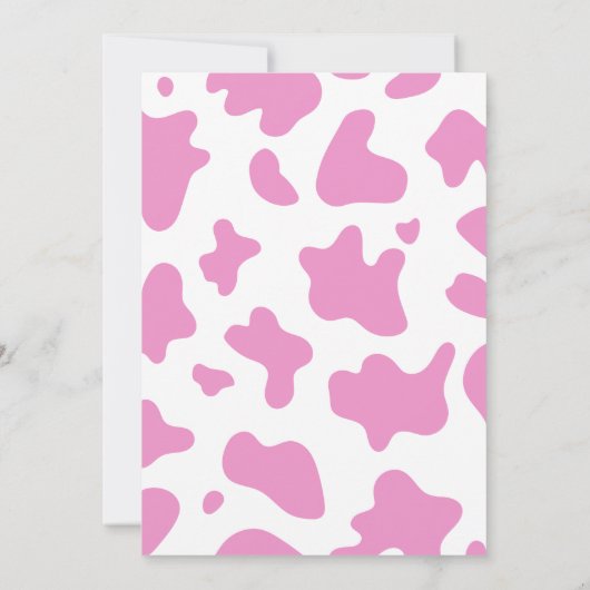 ガールラウンドファーストロデオ1stパーティー誕生日 招待状 (裏面)