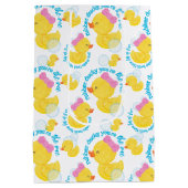 ガールラバーダッキー（アヒルちゃん）あなたはザ・ワンパーティー ミディアムペーパーバッグ (裏面)