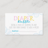 ガールラバーダックおむつラッフルインサートカード エンクロージャーカード (正面)