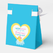 ガールラバーダック誕生日シャワートリート フェイバーボックス (裏面サイド)