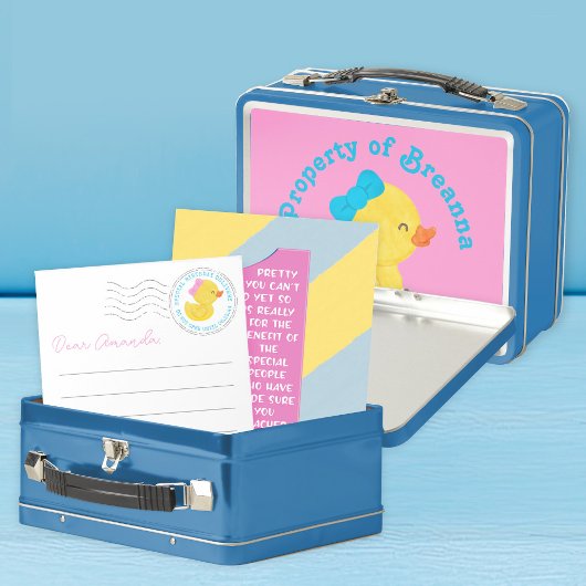 ガールラバーダック1stバースデータイムカプセル メタルランチボックス