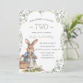 ガールラビットグリーネリーバースデーパーティー 招待状 (スタンド正面)