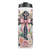 ガールラブイエズスフローラクロス タンブラー (正面)