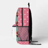 ガールラブハートテーマプリントバックパック プリントバックパック (右)