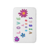 ガールラブ&グッドビブカラフル バスマット (正面縦)