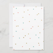 ガールラマ誕生日招待状 招待状 (裏面)