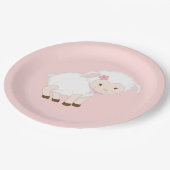 ガールラム紙プレートfor任意のイベント ペーパープレート (アングル)