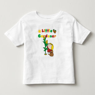 ガールリトルガーデナーTシャツとギフト トドラーTシャツ