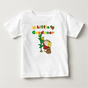 ガールリトルガーデナーTシャツとギフト ベビーTシャツ